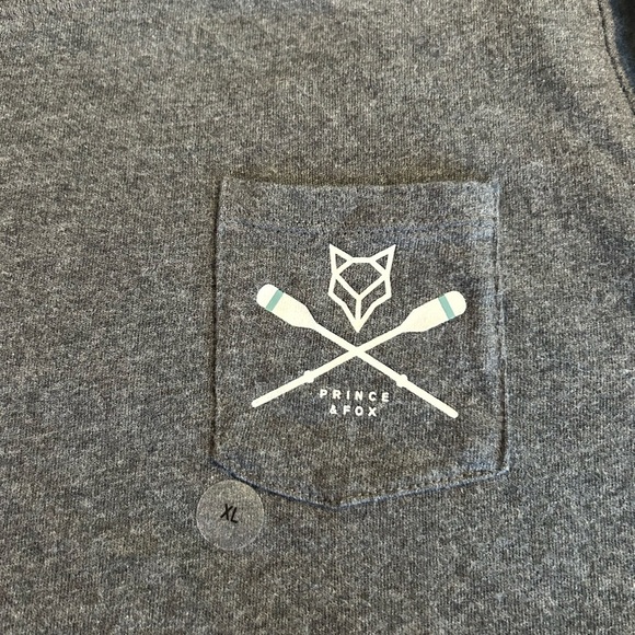 Prince & Fox Men’s Charcoal Gray Cotton T-Shirt XL - Picture 3 of 6